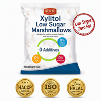 500g Promotion Guimauve Xylitol Faible en Sucre 0% Sucre et Additifs Gras Douce et Moelleuse Vente en Gros pour la Pâtisserie, le Nougat et le Thé au Lait