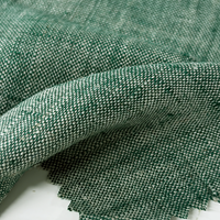 Tissu en toile teint 50% chanvre 50% lin 165GSM tissé, antibactérien, écologique pour vêtements, chaussures, sacs à main, artisanat DIY