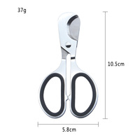 Accessoires de fumée LOGO personnalisé couleurs argent doré ciseaux durables en acier inoxydable coupe-cigare