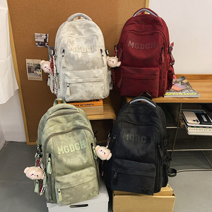Canshun Luggage Factory Student <b>Backpack</b> 16-Inch <b>Computer</b> Capacity School Education Neutral Gender Letter Pattern - Product Image 3