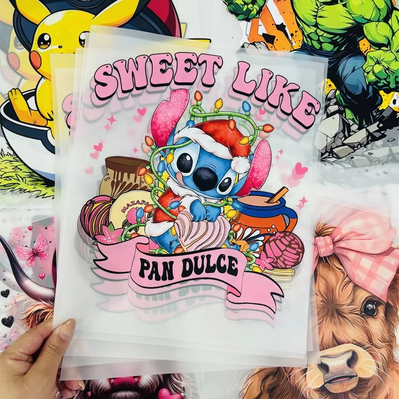 Dtf Transfers Wholesale Custom Dtf Transfers Christmas Transfer Design Sticker for T Shirt Factory Wholesale Price