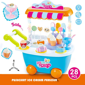 Jouets de cuisine en plastique pour enfants, chariot <span class=keywords><strong>à</strong></span> glaces, <span class=keywords><strong>à</strong></span> <span class=keywords><strong>vendre</strong></span> - Product Image 2