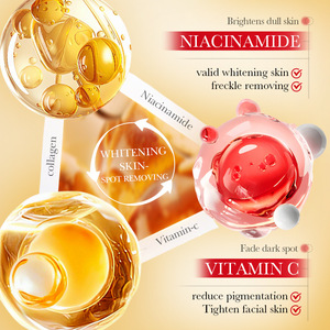 SADOER Set de 6 Piezas para Aclarar Manchas con Ácido Kójico, Cúrcuma y Colágeno: Limpiador, Tónico, Sérum, Loción y Crema - Venta al por Mayor de Fábrica - Product Image 3