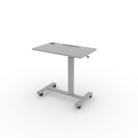 Cadre de levage sur pied électrique pneumatique OEM Bureau réglable en hauteur Bureau d'ordinateur blanc