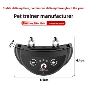 थोक वाटरप्रूफ और शॉकप्रूफ एंटी-बार्क कुत्ते प्रशिक्षण कॉलर टिकाऊ प्लास्टिक पालतू सामान से बने बजर कंपन के साथ - Product Image 5