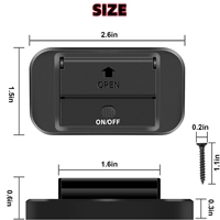 Prise de charge rapide USB double port PD à montage en surface, prise de courant 12V pour voiture avec interrupteur marche/arrêt pour camping-car, bus, camion, bateau, caravane