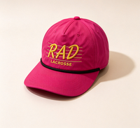 Casquette de camping personnalisée avec logo brodé en 3D, séchage rapide, légère, en nylon, à 5 panneaux, non structurée, avec cordon