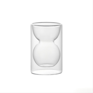 Bicchiere da tè rosso in vetro borosilicato a doppia parete da 140 ml con forma creativa per tè rosso <span class=keywords><strong>turco</strong></span> e arabo, articoli per la tavola Majlis e regalo per l'Eid - Product Image 2