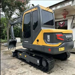 Excavatrice hydraulique Volvo EC60D d'occasion, moteur D2.6A, bon état, petite machinerie de construction - Product Image 1