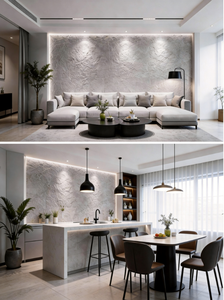 Revestimiento de Pared Ultrafino de Piedra Flexible y Ligero con Aspecto de Pizarra Natural <span class=keywords><strong>para</strong></span> Interiores y Exteriores - Product Image 4