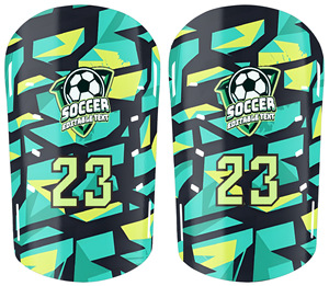 Football <b>Shin</b> Guards Professional Sports Use Custom Printed From Your Image Thickened <b>Slip</b> <b>in</b> <b>Shin</b> <b>Pads</b> With Double Straps - Product Image 6