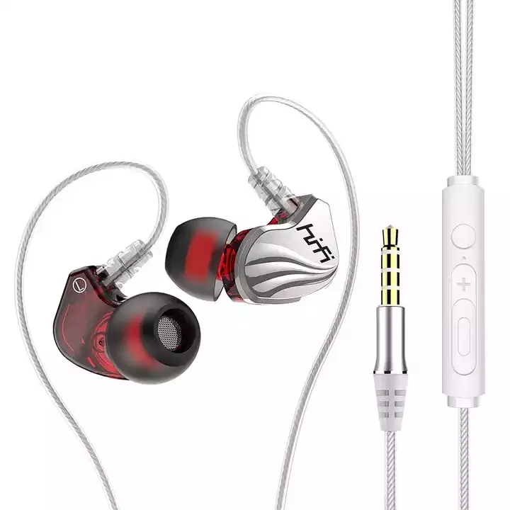 Auricolari da gioco in-ear da 3.5MM di alta qualità in auricolare per telefoni con spina per porta da 3.5mm