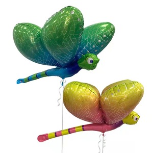 Palloncino libellula a forma di farfalla con elio a farfalla 4D per Baby Shower decorazioni per <span class=keywords><strong>feste</strong></span> di compleanno per <span class=keywords><strong>bambini</strong></span> palloncini animali Globos - Product Image 3