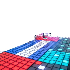 Jeu de sol interactif « Le sol est du lave » avec grille de saut et détection de pression, plancher de danse LED pour enfants - Product Image 2