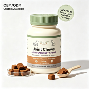 Wuffes Hip & Joint Chews, friandises <span class=keywords><strong>pour</strong></span> chiens de l'Himalaya, compléments alimentaires à mâcher doux <span class=keywords><strong>pour</strong></span> soutenir les articulations et les hanches, avec MSM et chondroïtine <span class=keywords><strong>pour</strong></span> chats - Product Image 1