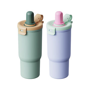 Nueva Botella de Agua Aislada de Acero Inoxidable, a Prueba de Fugas, Libre de BPA, 40 oz, Apta para Lavavajillas, con Pajita para Niños y Deportes - Product Image 1