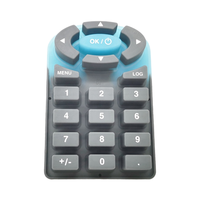 Clavier en silicone de haute qualité, résistant à l'usure, avec touches de couleur arc-en-ciel, personnalisé par Strength Factory Design pour les appareils électroniques