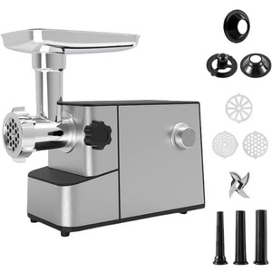 Hachoir à viande commercial intelligent haute puissance avec moteur puissant pour un hachage efficace de la viande. Fonctionnement automatique E - Product Image 4