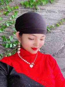 2025 New Fashionable Solid Color Sports Cap Instant Headscarf Turban Regular Scarf Muslim Women's Ethnic <b>Hat</b> - Product Image 6