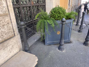 Borne Art Déco en fonte <span class=keywords><strong>anti</strong></span>-<span class=keywords><strong>stationnement</strong></span> 870mm Hauteur Ingénieur Grade Réfléchissant - Product Image 4