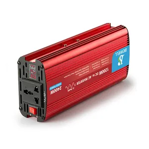 600w 800w 1200w 12v/24v/48v Dc ~ Ac 110v/230v 1500w 수정된 사인파 전력 인버터