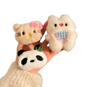 QYS Manufacturer Cheap Price Factory <b>Customized</b> Plush <b>Keychain</b> Kawaii Mini Promotional Stuffed Cute Animal Plush <b>Keychain</b> - Product Image 3