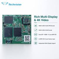 Techvision 2346M MTK G520 Octa-Core OSM Módulo LGA 9TOPS APU 4K60fps Pantalla Dual Android15 Yocto 5.0 Pantallas Inteligentes IoT 45x45mm