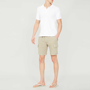 Personnalisé Été Sweatwear En Gros <span class=keywords><strong>lin</strong></span> short hommes - Product Image 4