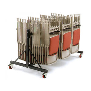 Heavy Duty Low Single Height 3 filas sillas de banquete colgante silla plegada camión - Product Image 1