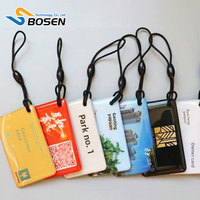Passiver Wasserdichter NFC-Tag Individuell Bedruckter RFID-Schlüsselanhänger für Hotelzimmerzugang & TikTok YouTube Tap-to-Visit Geschäfts-NFC-Etikett