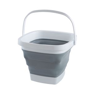 Seau pliable carré avec poignée, pliable, portable, pour le lavage de voiture en extérieur, la pêche, trois tailles et couleurs - Product Image 4