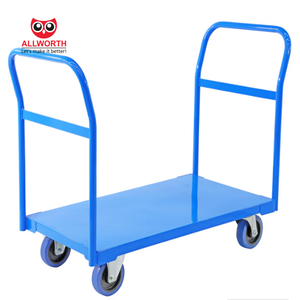 Bán buôn hàng hóa phổ biến kẽm mạ có thể gập lại kim loại Nền Tảng Giao Thông Vận Tải Xe Đẩy Tay giỏ hàng - Product Image 6