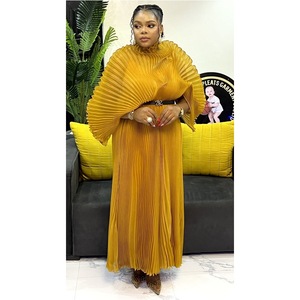 <span class=keywords><strong>2025</strong></span> Mới Thanh Lịch Rắn Màu Sắc Ăn Mặc Giản Dị Kích Thước Lớn Midi Chiều Dài Nhanh Chóng Tại Chỗ Tóc Phụ Kiện Xếp li Thời Trang Dệt Kim Vải Dệt Kim Dệt - Product Image 5