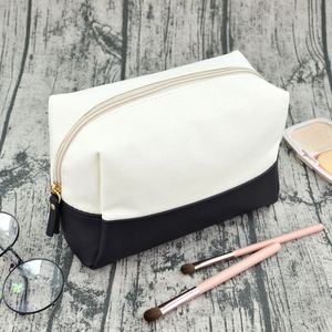 Promotional Gift Makeup Toiletry Bags Travel <b>Plain</b> Cotton Zipper Custom Cosmetic Pouch Bag With Custom Logo - Product Image 4