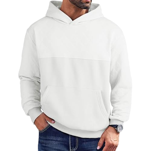Custom Autumn Men's 100% Cotton Fleece Pullover Hoodies-Embroidered Eco-Friendly Breathable <b>Extra</b> <b>Large</b> Sizes - Product Image 1