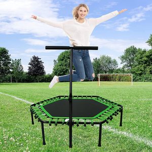 Mini Trampolino per Fitness ed Esercizio - Attrezzatura per Salti Rotonda da 90 cm per Adulti - Product Image 4