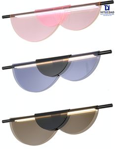 HITECDAD 40 واط مزدوج اللون مصدر الضوء الأجهزة + الاكريليك غرفة المعيشة غرفة الطعام غرفة نوم فندق الثريا - Product Image 6