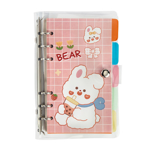 100 Sheets Lưới Lót Trang In Dễ Thương Pocket Kích Thước PVC Bìa Loose Leaf A6 Vẽ Kế Hoạch Máy Tính Xách Tay Cho Cô Gái Món Quà May 2024 - Product Image 3