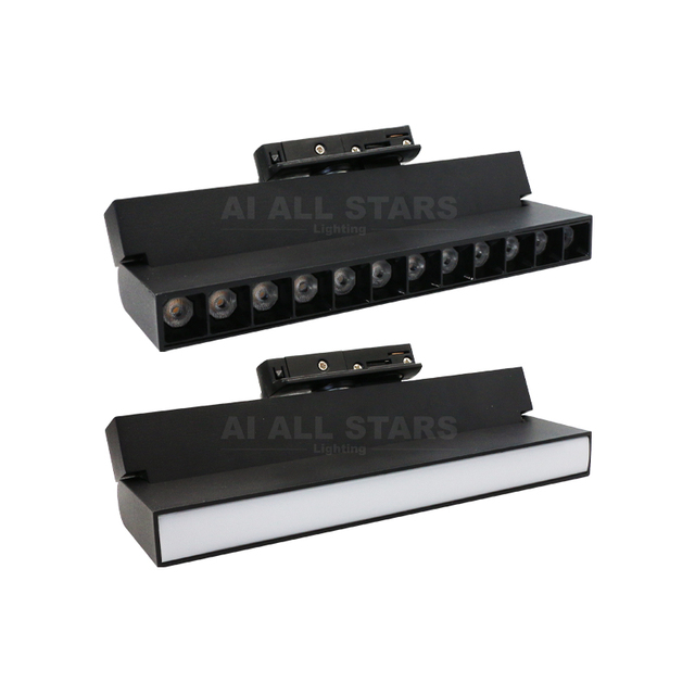 Track Lamp Linear Foldable Track Light Decorative Exhibition Hall Art Gallery Museum Adjustableled LED Spot Light Spotlight