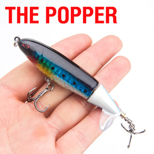 Leurre de pêche artificiel flottant en plastique, 8 couleurs, 10cm, 13g, 14cm, 35g, rotation à <span class=keywords><strong>360</strong></span> degrés - Product Image 4