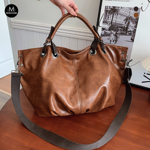 厂家直销 PU 简约轻质 Borsa 女士单肩包 皮革包袋 奢华女式手袋 - Product Image 3