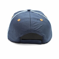 Topi Baseball Bordir 3D Grosir Kustom Berkualitas Tinggi Pria 6 Panel Katun Putih Bordir Logo Topi Olahraga