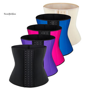 حزام نسائي رياضي مطاطي من اللاتكس حزام مشد 9 حزام عظمي صلب - Product Image 6