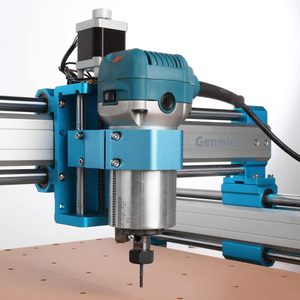 Support de broche <span class=keywords><strong>CNC</strong></span> en aluminium <span class=keywords><strong>Genmitsu</strong></span> de 65 mm de diamètre pour machines de la série 3018-PRO/4040/3020-PRO MAX V2, fabrication par électroérosion à fil, fabriqué en Chine - Product Image 5