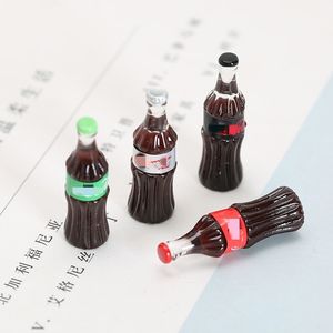 थोक 1/6 और 1/12 गुड़िया घर के सामान गुड़ियाघर लघु मिनी सोडा पेय की बोतल राल शिल्प खाद्य उपकरण बनाने - Product Image 4