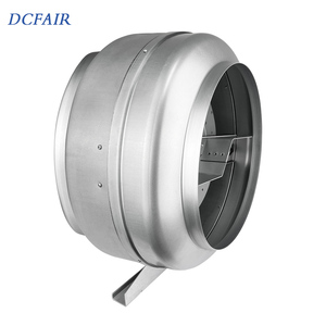 Ventilateur de gaine en ligne à flux mixte DCFAIR DF-315W1 12 pouces, 100-120V, 2 vitesses, AC, en métal, <span class=keywords><strong>extracteur</strong></span> <span class=keywords><strong>d</strong></span>'<span class=keywords><strong>air</strong></span>, efficace pour la vente en gros OEM - Product Image 2