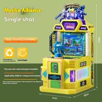 Nouvelle Machine de Jeu d'Arcade Électrique Commerciale en Métal Mecha Alliance, Machine de Course de Voitures à Monnayeur pour Centres de Jeux