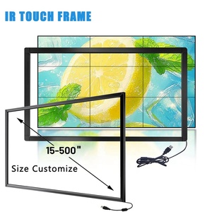 IR khung cảm ứng hồng ngoại khung màn hình với kính cảm ứng đa điểm Kit <span class=keywords><strong>Overlay</strong></span> kích thước tùy chỉnh 19/21/32/43/55/65/98 inch đa điểm - Product Image 2