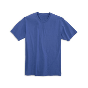 Camiseta clásica de cuello redondo para hombre, de corte regular, mezcla de algodón duradera y color resistente a la decoloración, para uso diario. - Product Image 1