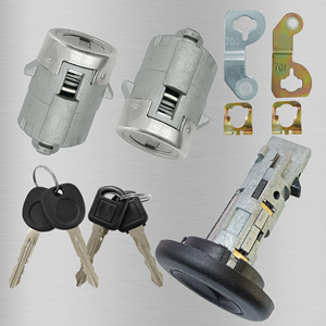 กุญแจล็อคประตู Buick Chevrolet Cadillac รุ่น KD009Q11 แบบทรงกระบอก 4 ดอก กุญแจทรงกระบอก อะไหล่รถยนต์ - Product Image 1